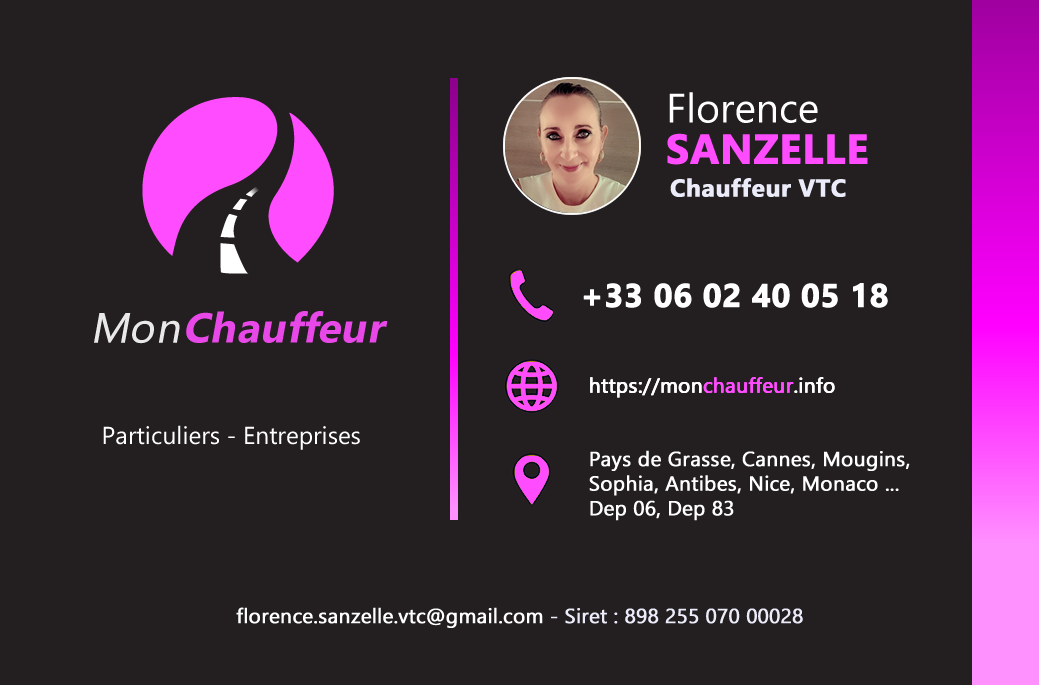 Carte de visite MonChauffeur